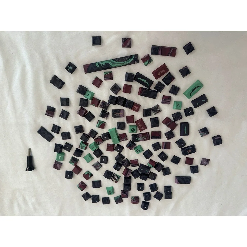 World‎ of Warcraft Illidan Stormrage Keycap Set Mechanical Keyboard 108 Keys WOW
